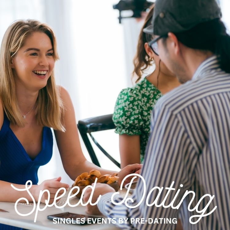 Los Angeles attendees of Speed Dating in California enjoying the event!