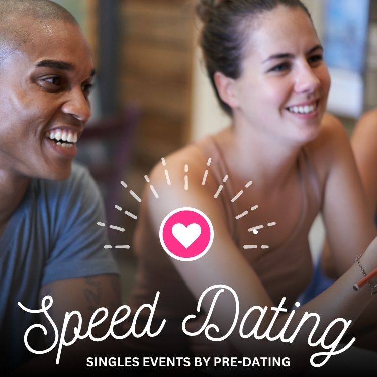 Los Angeles attendees of Speed Dating in California enjoying the event!