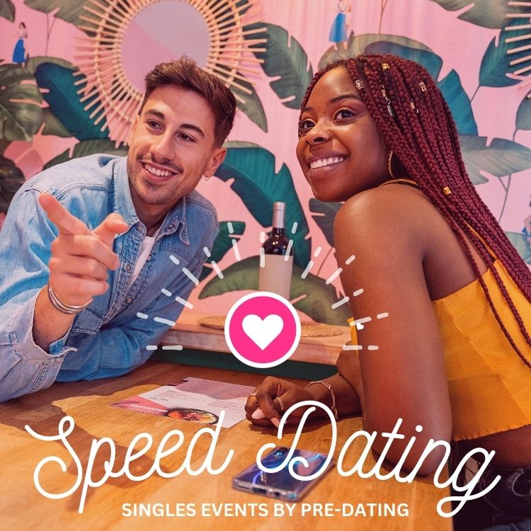 Los Angeles attendees of Speed Dating in California enjoying the event!